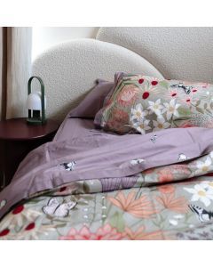 Sunday Retreat 100% Cloud Cotton Double Duvet Cover Set with 2 Pillow Cases - Serena (Quilt Cover)