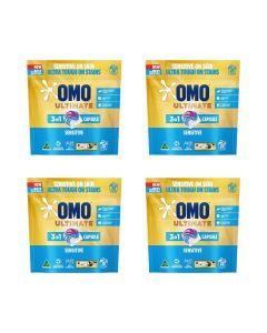 Omo Ultimate 3in1 Sensitive 54c/Tab x 112 Laundry Capsules