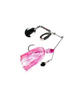 Zerek Infinity Blade 28gm Spinnerbait Lure with Colorado Blades - Pink Lumo