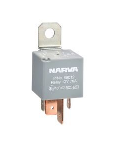Narva 68012 12V 70A Normally Open 4 Pin Relay With Resistor