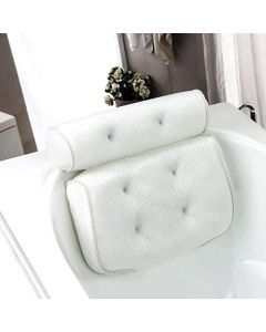 SPA Non-Slip Bath Pillow with Suction Cups Bath Tub Neck Back Support Headrest Pillows Thickened Home Cushion Accersory jacuzzi