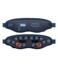 12-Point Eye Massager with Hot Compress & Visual Window(Blue)