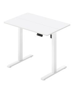 Levede Electric Standing Desk Height Adjustable Gaming Desk Table 80cm White