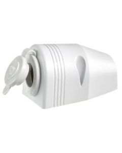 Narva Surface Mount Acc Socket - White 81025WBL