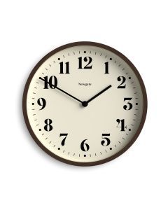 Newgate Number Four Theatre Wall Clock-Faux Dark Wood