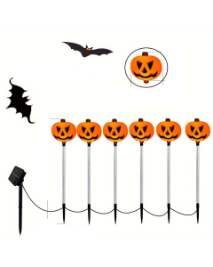 Solar-Powered Halloween Pumpkin Lights