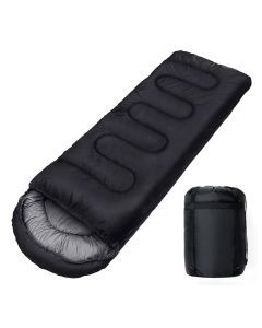 Mummy Sleeping Bag Hollow Cotton Filling Black