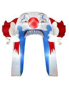 Halloween Clown Arch Inflatable with LED Lights