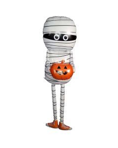 Mummy with Pumpkin Halloween Decoration