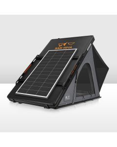 San Hima Kalbarri Lite Gen 2 Rooftop Tent Grey+200W Solar Panel+Ladder & Rack