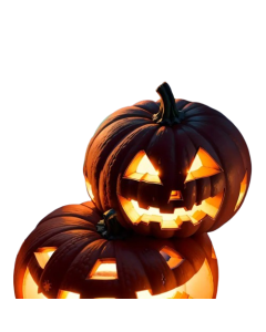 4pcs Spooky Pumpkin LED Lights