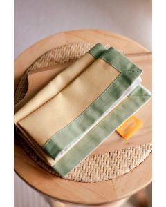 100% Cotton Linen Napkins - Citrus Breeze (set of 2)