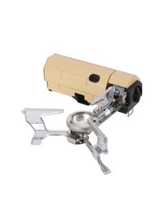 Portable Folding Gas Stove Cassette Butane Camping Burner Khaki