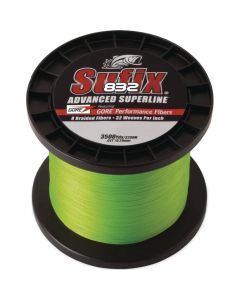 3500yd Spool of 80lb Neon Lime Sufix 832 Advanced Superline Fishing Braid