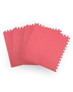 Bopeep EVA Foam Kids Play Mat Floor Kid Crawling Interlocking Home Red 60x60
