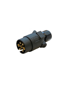 7 Pin Lrg Round Plastic Plug