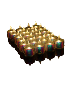 Radiant Glow: Set of 24 LED Electronic Candles