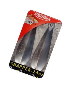 Gillies 24oz Snapper Sinker Mould - Makes 2 Snapper Sinkers at a Time
