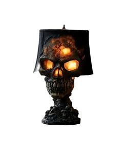 Lava Skull Lamp USB Halloween Night Light