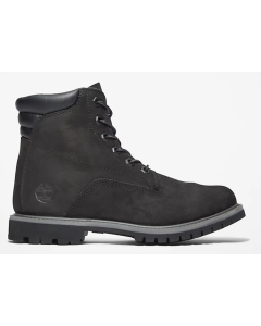 Timberland Womens Waterville 6-inch Waterproof Leather Boots - Black Nubuck