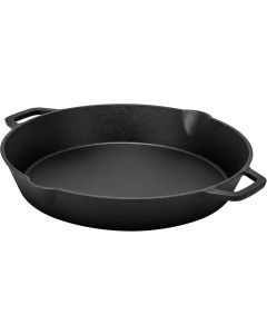 Pyrolux Pyrocast 43cm Cast Iron Chef Skillet/Frying Pan - Black