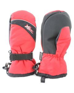 XTM Swoosh Kids Snow and outdoor Winter Ski Mitts Red (Size L 19cm)
