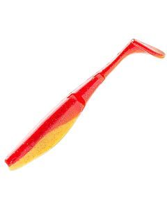 5 Pack of ZMan 4 Inch Scented PaddlerZ Soft Plastic Lures-  Bleeding Banana