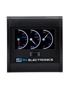 RV Electronics Standard RV LCD Water Level Indicator - 2 Tank + 1 Voltmeter
