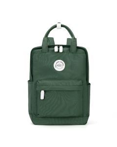 School Nylon Backpack for Teens and Women (Olive)