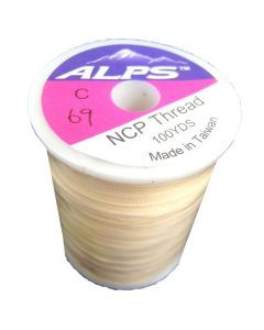 Alps 100yds of Tan Rod Wrapping Thread - Size C (0.2mm) Rod Binding Cotton