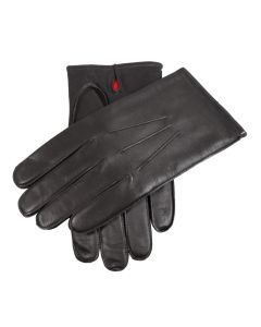 Dents Leather Merino Wool-Lined Gloves w/ Touchscreen Compatibility - Black