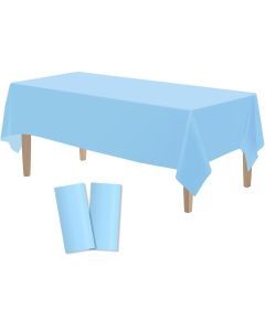 Large Blue Rectangular Table Cloth Cover - Reusable & Washable (137x274cm)