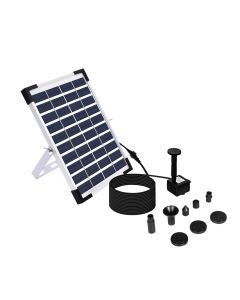 Traderight Group  Solar Fountain 5W Powered Water Power Garden Pond Pool Bird Bath Outdoor