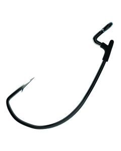 1 Packet of Eagle Claw Trokar TK125 Heavy Wire Black Magworm Bait Keeper Hooks