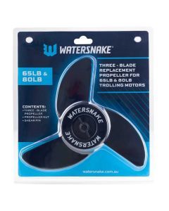 Watersnake Large 3 Bladed Propeller Kit to Fit 65lb to 80lb Motors
