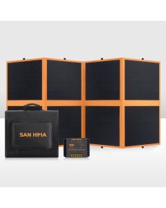 San Hima 12V 260W Folding Solar Blanket Flexible Blanket Kit Camping Charger