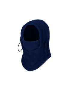 THERMAL FLEECE BALACLAVA Ski Snowboard Motorbike Face Mask Hood Hat Beanie Warm - Navy