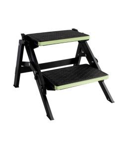 Supex Black Folding Two Stage Step