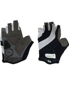 Pro Series Padded Gel Bicycle Gloves with Finger Tabs and Easy-off Size XS-2XL