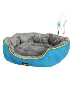 Pawz Electric Pet Heater Bed Heated Mat Cat Dog Heat Blanket Removable Cover S