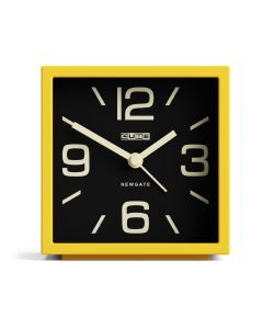 Newgate Cube Mantel Clock-Citrus Yellow