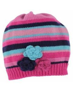Dents Kids Newborn Knitted Beanie Hat - Fuchsia (Warm Winter Infant Cap)