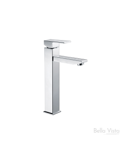 Bella Vista BM01-SS-TALL 'Deko' Square Basin Mixer Tall