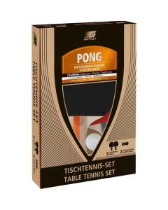 Sunflex Pong 2-Player Table Tennis Gift Set with Balls (Ping Pong)