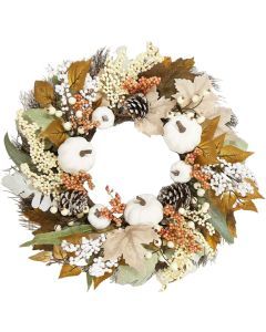 Pumpkin Wreath Halloween Door Decoration