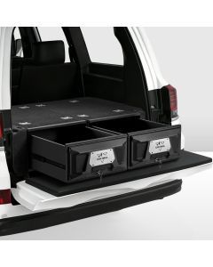 San Hima Lightweight 2X 900mm 4WD Rear Drawer System Fit Toyota Landcruiser Prado 120