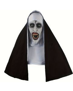 Nun Mask Horror Costume for Adults