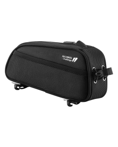 1.3L Waterproof Bicycle Frame Tube Bag with Headphone Jack Black