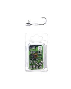 6 Pack of 1/8oz Size 1/0 Bite Science Substrike DC Jigheads with BKK Hooks