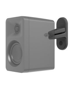 Kanto SPW3 Universal Satellite Speaker Wall Mount Bracket - Black, Pair